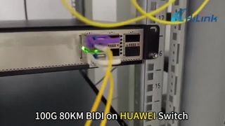 100G BIDI 80KM 1280/1300nm در سوئیچ Arista و Huawei
