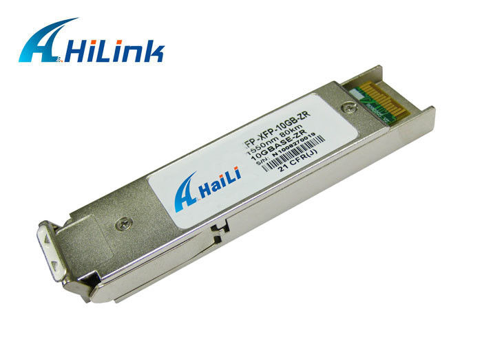 سازگاری سیسکو 10G XFP ترانسسیور XFP 10G ZR 1550nm 80km قابل تنظیم با LC Connector