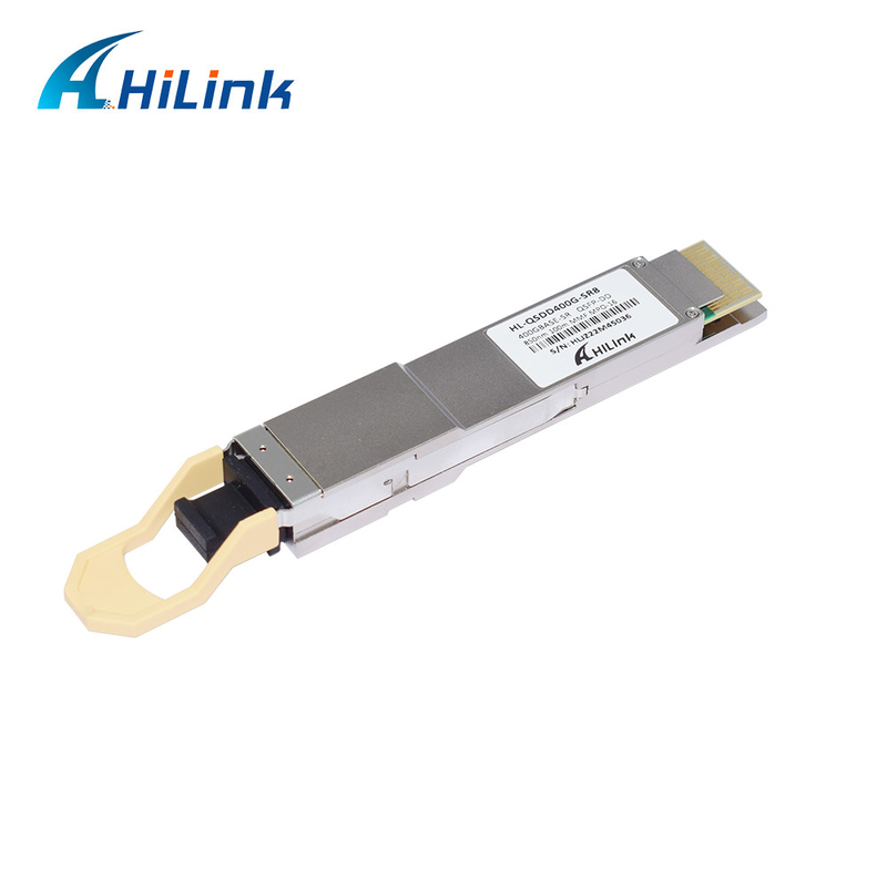 ماژول فرستنده و گیرنده نوری QSFP DD 400G SR8 فیبر نوری 100M MMF 850 ​​نانومتری MPO - 16