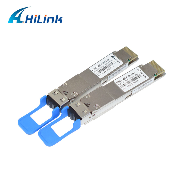 ماژول فرستنده و گیرنده فیبر نوری SMF QSFP DD 400G LR4 10KM با FEC DDM Duplex LC