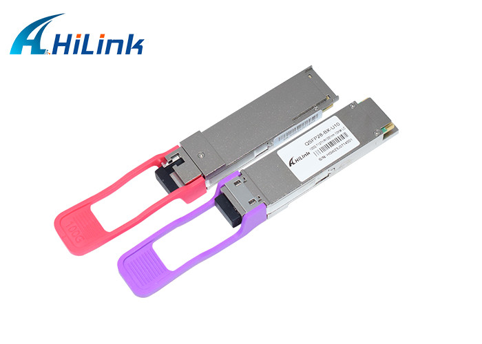 فرستنده و گیرنده نوری 100G QSFP28 PAM4 10 کیلومتری LR BIDI Simplex LC 1271/1331nm SMF DOM