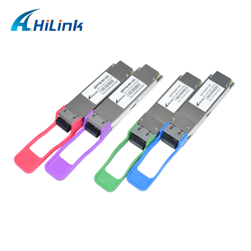 100G QSFP28 ماژول گیرنده BIDI 40KM 1304/1309nm EML+APD QSFP28-BX-D40 گیرنده