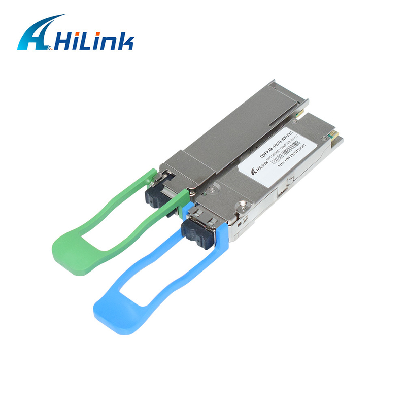 100GBASE-ER BIDI 40KM Simplex LC 1304/1309nm EML+APD QSFP28-BX-D40 گیرنده