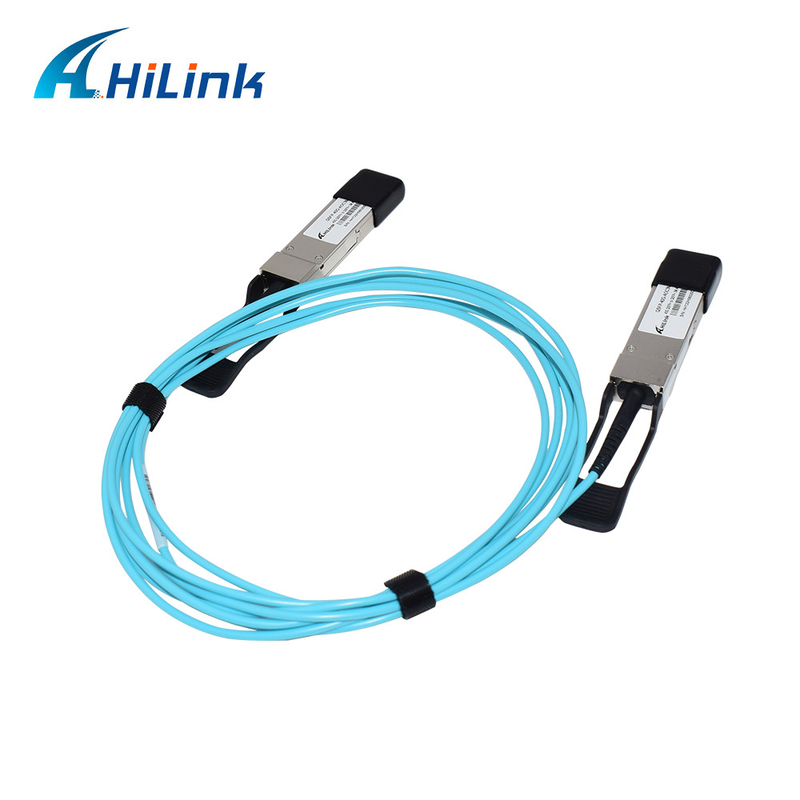 کابل نوری فعال 40GBASE 3M QSFP AOC OM3 OM4 QSFP+ به QSFP+ AOC 3M