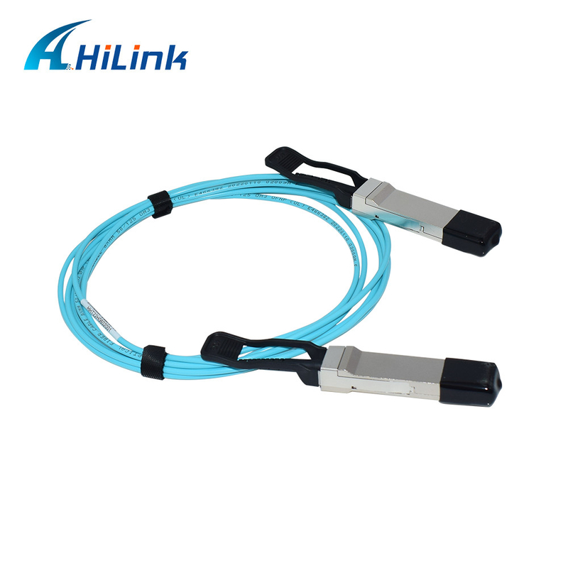 کابل نوری فعال 40GBASE 3M QSFP AOC OM3 OM4 QSFP+ به QSFP+ AOC 3M