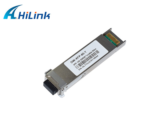 سازگاری سیسکو 10G XFP ترانسسیور XFP 10G ZR 1550nm 80km قابل تنظیم با LC Connector