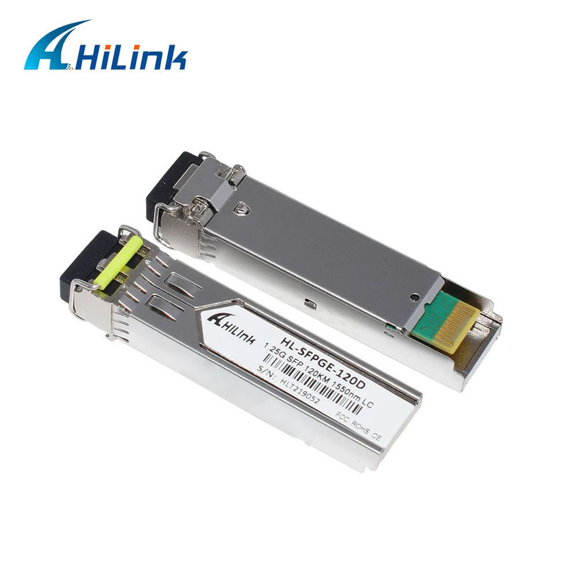 1.06 Gb/s Fiber Channel LC Connector SFP Transceiver Module with CE FCC Support محدوده دمای عملیاتی 0°C تا 70°C