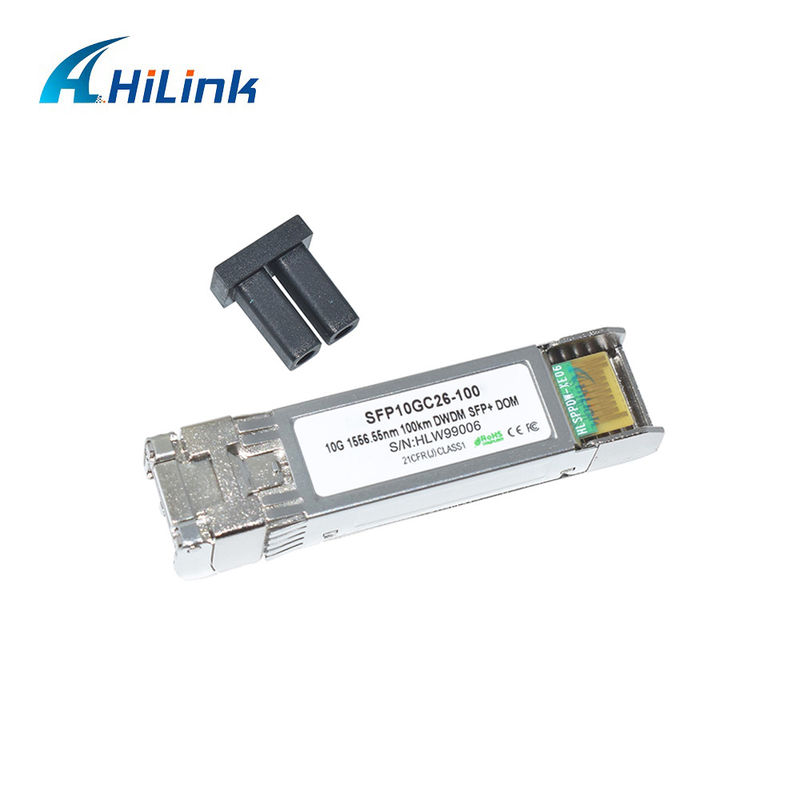 ماژول فرستنده نوری 10G DWDM 100KM برای انتقال راه دور ماژول نوری باند C 100GHz