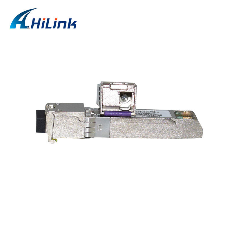 BIDI 10G WDM SMF Transceiver Optical SFP+ 100KM Tx1490nm/Rx1550nm با LC Fiber Optic Transceivers برای شبکه های FTTH