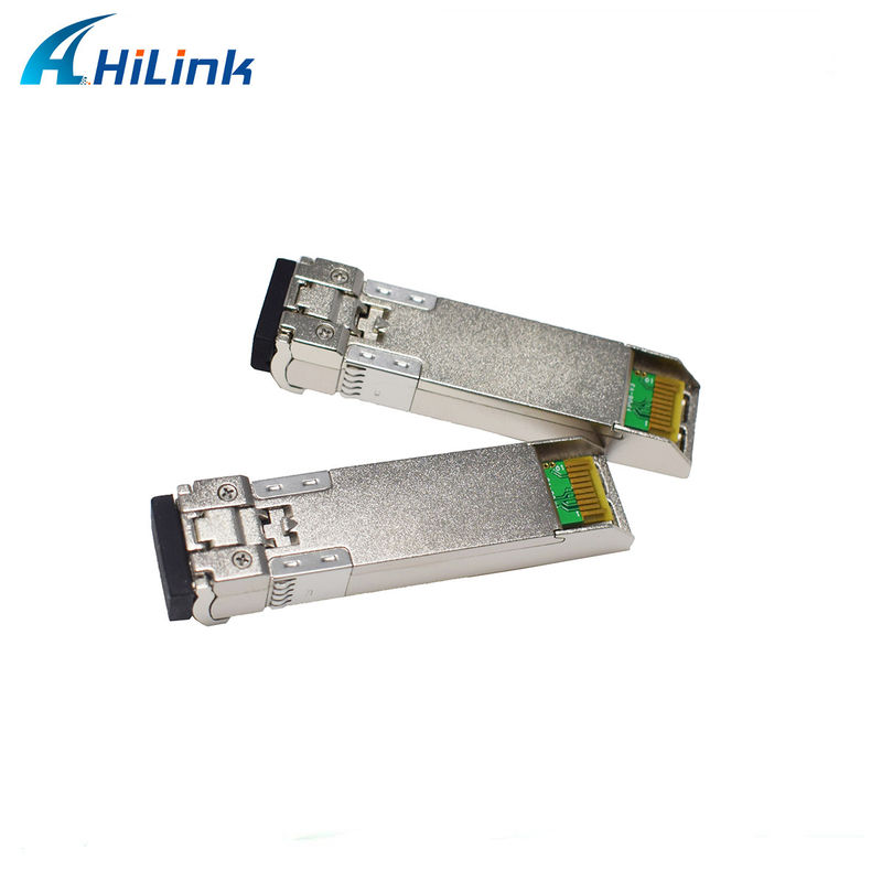 80KM فاصله SFP 10G SMF 1550nm ZR دوگانه LC DDM ماژول نوری با فرستنده EML