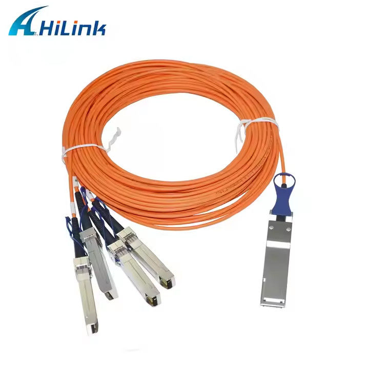 کابل AOC 40G QSFP+ 4XSFP MMF 1M-5M QSFP به کابل های نوری فعال 4-SFP+
