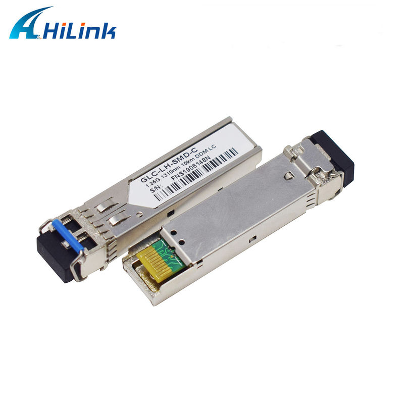 GLC-LX-SMD فرستنده فیبر نوری SFP 1.25G 1310nm 10KM Duplex LC DDM