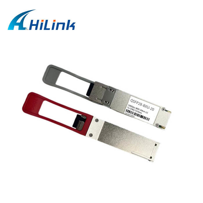 ماژول BiDi پایه 100G QSFP28 برای محیط 0 تا 70C 10km و نرخ داده 20km