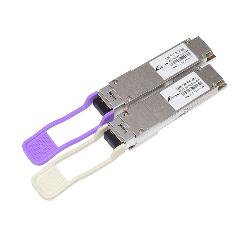 QSFP28 BIDI 100G ZR QSFP28 80km 1280/1300nm 100GBASE-BX80 ماژول QSFP28 80km LC