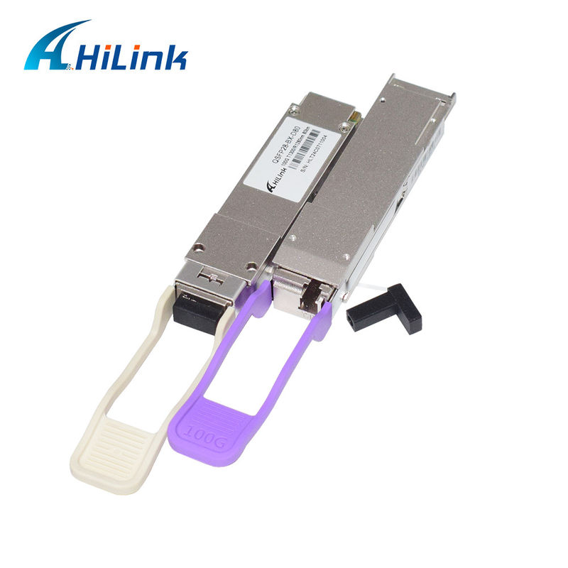 QSFP28 BIDI 100G ZR QSFP28 80km 1280/1300nm 100GBASE-BX80 ماژول QSFP28 80km LC