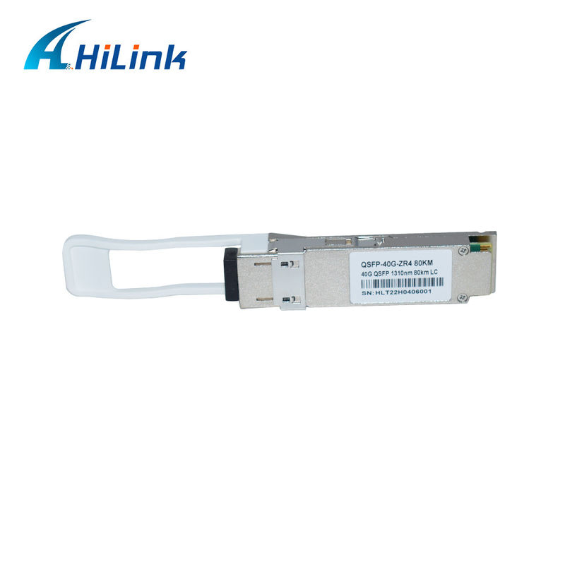 ماژول فرستنده و گيرنده QSFP با پايه 40G EML APD LWDM 1295-1304NM با دمای تجاری کانکتور فیبر نوری LC Duplex