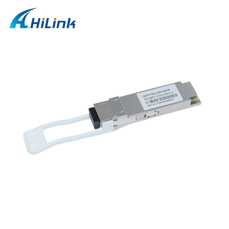 ماژول فرستنده و گيرنده QSFP با پايه 40G EML APD LWDM 1295-1304NM با دمای تجاری کانکتور فیبر نوری LC Duplex