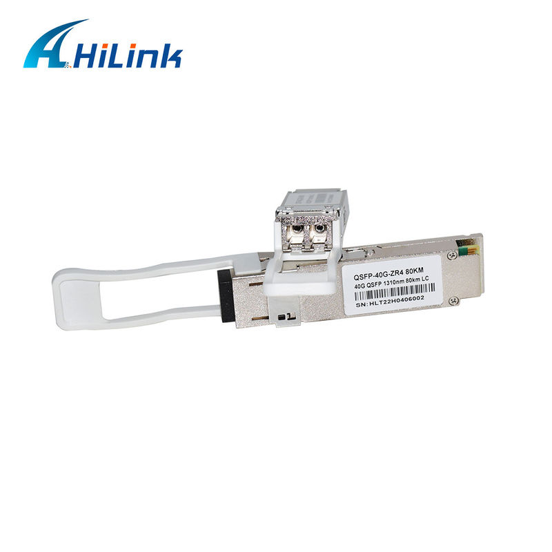 ماژول فرستنده و گيرنده QSFP با پايه 40G EML APD LWDM 1295-1304NM با دمای تجاری کانکتور فیبر نوری LC Duplex