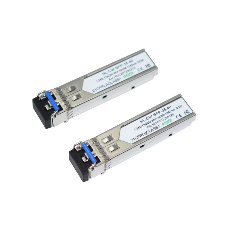 فرستنده و گیرنده فیبر نوری Hilink 1.25G CWDM SFP 1350nm 40km برای مرکز داده