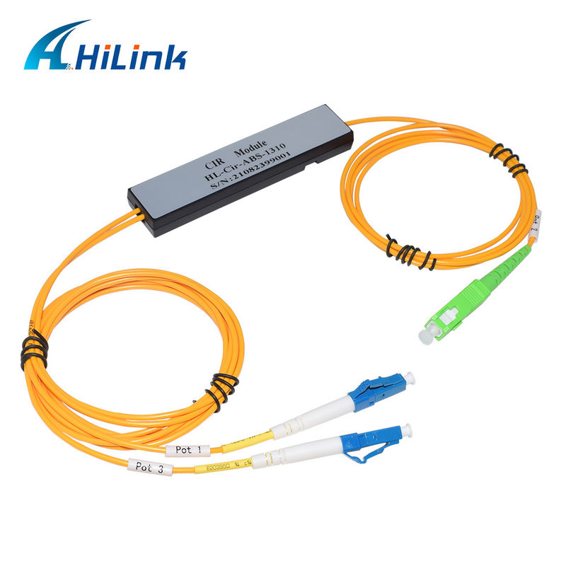 جعبه ABS 3 پورت گردشگر، پورت1& پورت3-LC/UPC، پورت2-SC/APC 1310nm/1550nm/1610nm