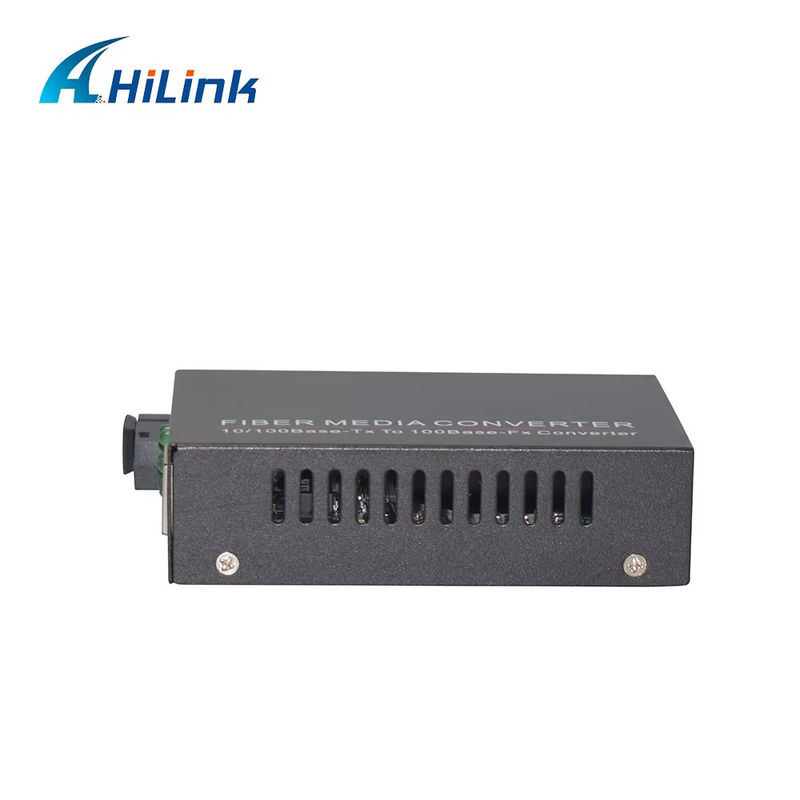 BIDI WDM Single Fiber Optic Media Converter 10/100M 1310/1550nm تجهیزات نوری SFP 20 کیلومتری