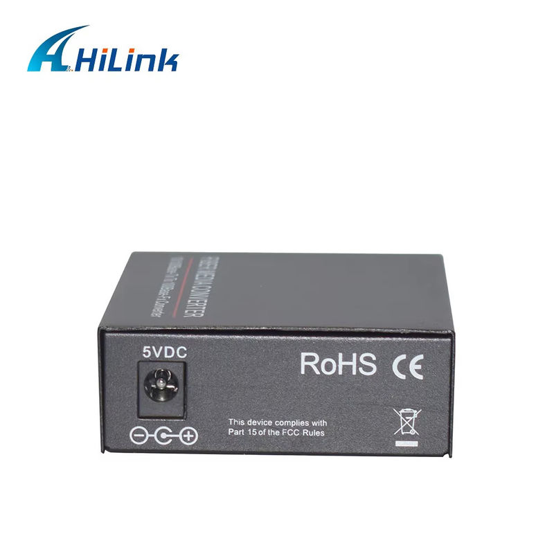 BIDI WDM Single Fiber Optic Media Converter 10/100M 1310/1550nm تجهیزات نوری SFP 20 کیلومتری