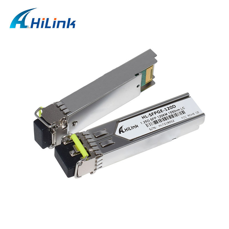 HL-SFPGE-120D HILINK 1.25G SFP فاصله طولانی 120km 1550nm LC Connector ماژول GBIC DDM