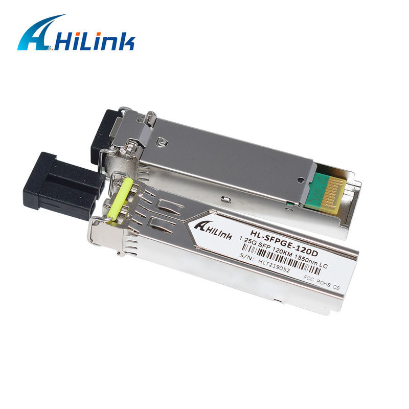 HL-SFPGE-120D HILINK 1.25G SFP Transceiver 1550nm LC Connector ماژول GBIC DDM برای فاصله های طولانی 120km و عملکرد پایدار