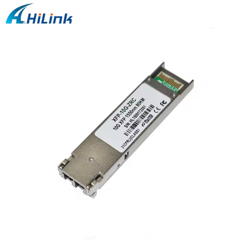 3 سال گارانتی 10G-XFP-ZR-80km هیلینک 10Gb / s 1550nm 80km ماژول گیرنده دو فایبر SM XFP GBIC