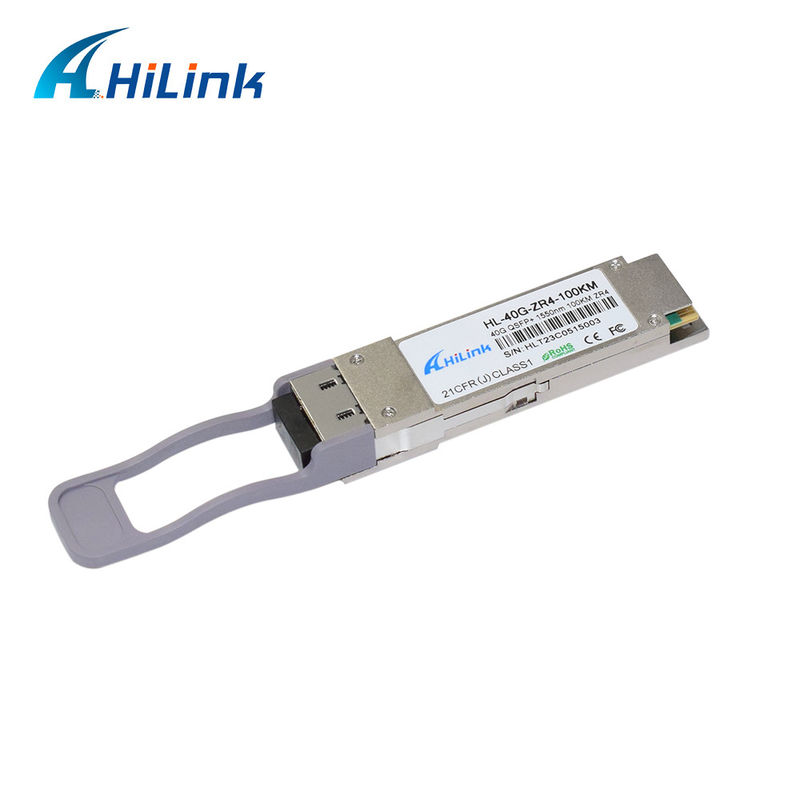 QSFP-40G-ZR4 سازگار 40GBASE-ZR4 ماژول گیرنده نوری 1550nm 100km EML + APD ارتباطات و شبکه محصول