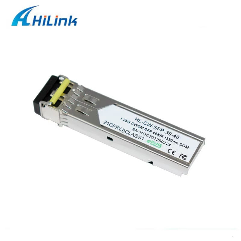 کارخانه چین 1000Base 1.25G SFP دو کنتاکتور LC CWDM 40KM LC 1270-1610nm فرستنده نوری تجهیزات فیبر نوری
