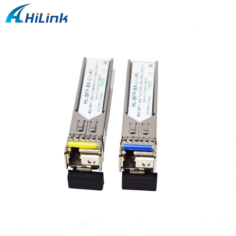هیلینک 1.25G SFP BIDI 40KM 1310/1490 ((1550nm) ماژول فیبر نوری اتصال LC / SC