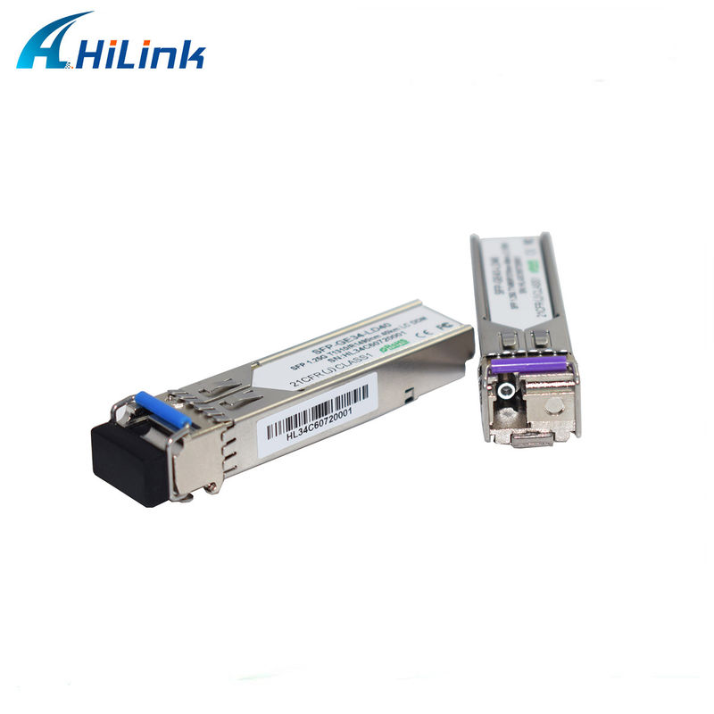 هیلینک 1.25G SFP BIDI 40KM 1310/1490 ((1550nm) ماژول فیبر نوری اتصال LC / SC