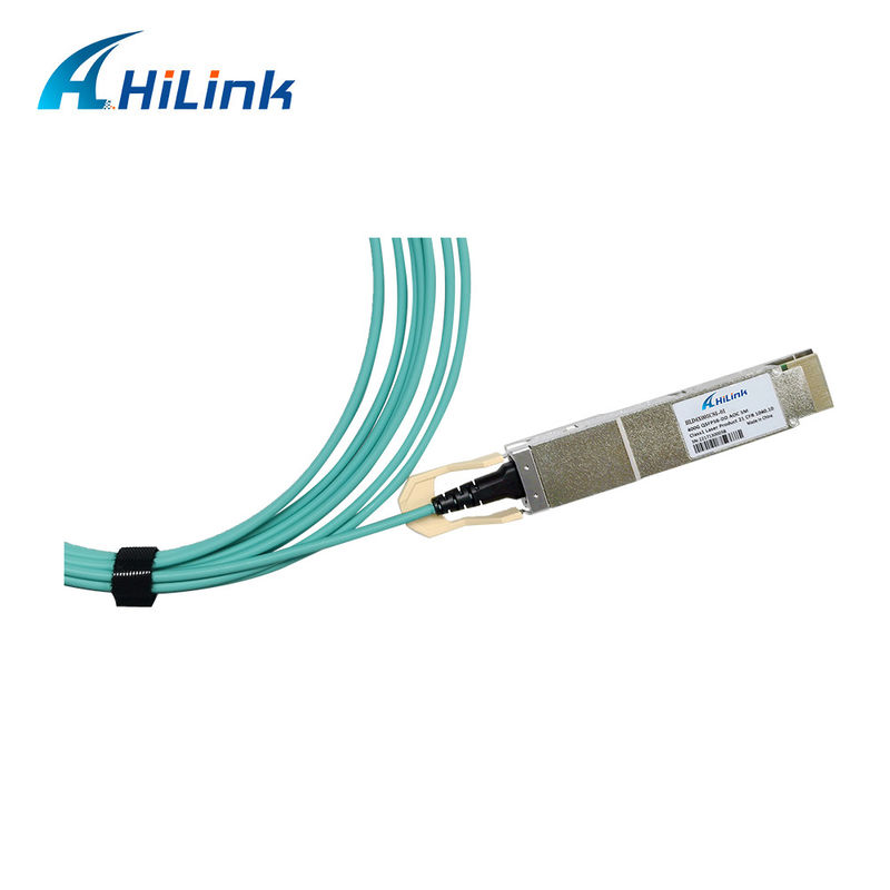 400G QSFP DD کابل نوری فعال 8x26.5625GBd ((PAM4) رابط الکتریکی DDM 3M MMF کابل