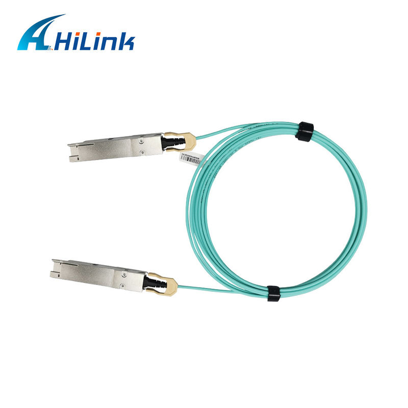 400G QSFP DD کابل نوری فعال 8x26.5625GBd ((PAM4) رابط الکتریکی DDM 3M MMF کابل