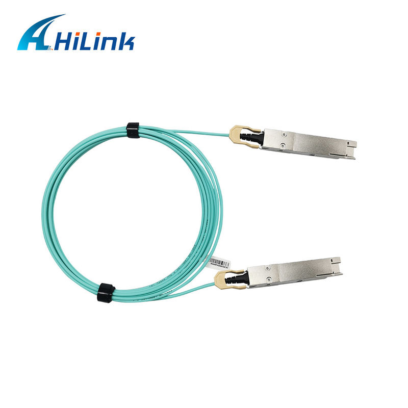 400G QSFP DD کابل نوری فعال 8x26.5625GBd ((PAM4) رابط الکتریکی DDM 3M MMF کابل