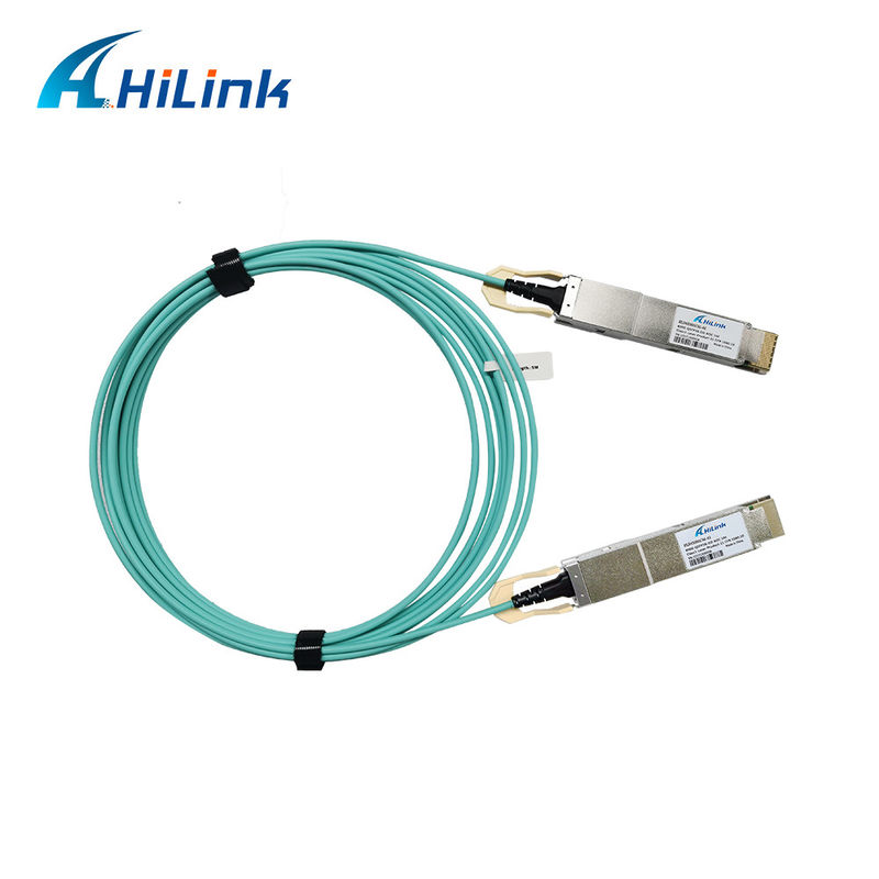 400G QSFP DD کابل نوری فعال 8x26.5625GBd ((PAM4) رابط الکتریکی DDM 3M MMF کابل