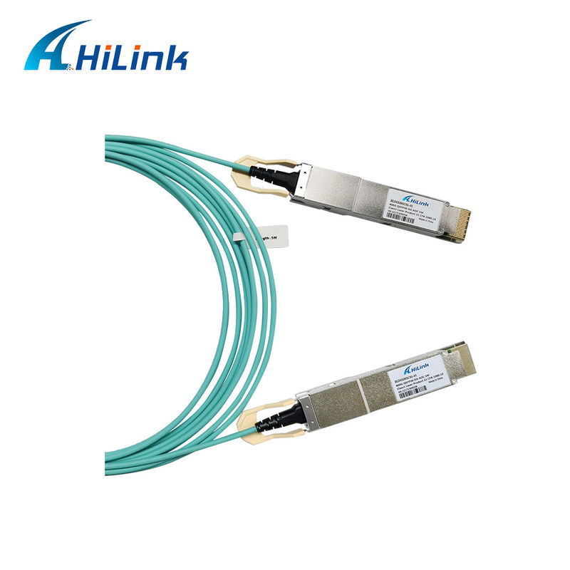 400G QSFP DD کابل نوری فعال 8x26.5625GBd ((PAM4) رابط الکتریکی DDM 3M MMF کابل