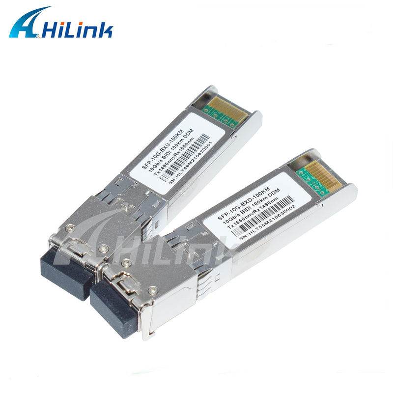 ماژول 10G SFP BIDI Transceiver 3- 100KM Reach 1490/1550NM EML APD برای شبکه های طولانی مدت با سرعت