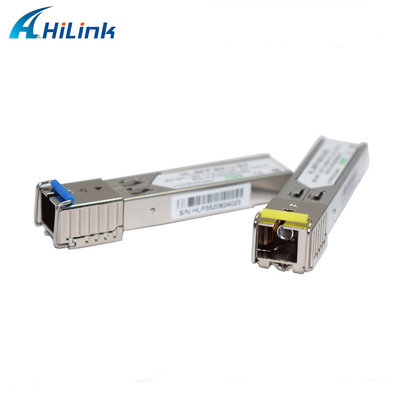 فرستنده و گيرنده SFP BIDI 1.25G با طول موج 1310/1550 نانومتر و برد 3 كيلومتر، مناسب برای انتقال داده در فواصل طولانی در دمای 0 تا 70 درجه سانتیگراد