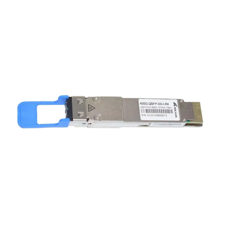 فرستنده و گيرنده نوری 400 گیگابیت بر ثانیه QSFP-DD LR4 10 کیلومتر SMF با کانکتور LC دوبلکس برای سازگاری با RoHS و مسافت طولانی