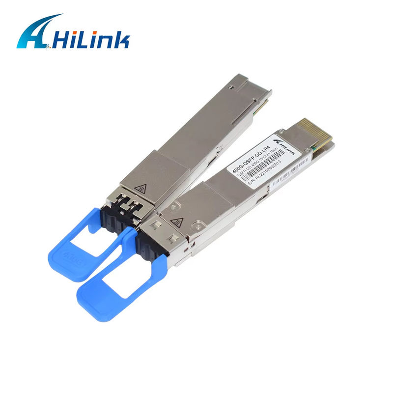 فرستنده و گيرنده نوری 400 گیگابیت بر ثانیه QSFP-DD LR4 10 کیلومتر SMF با کانکتور LC دوبلکس برای سازگاری با RoHS و مسافت طولانی