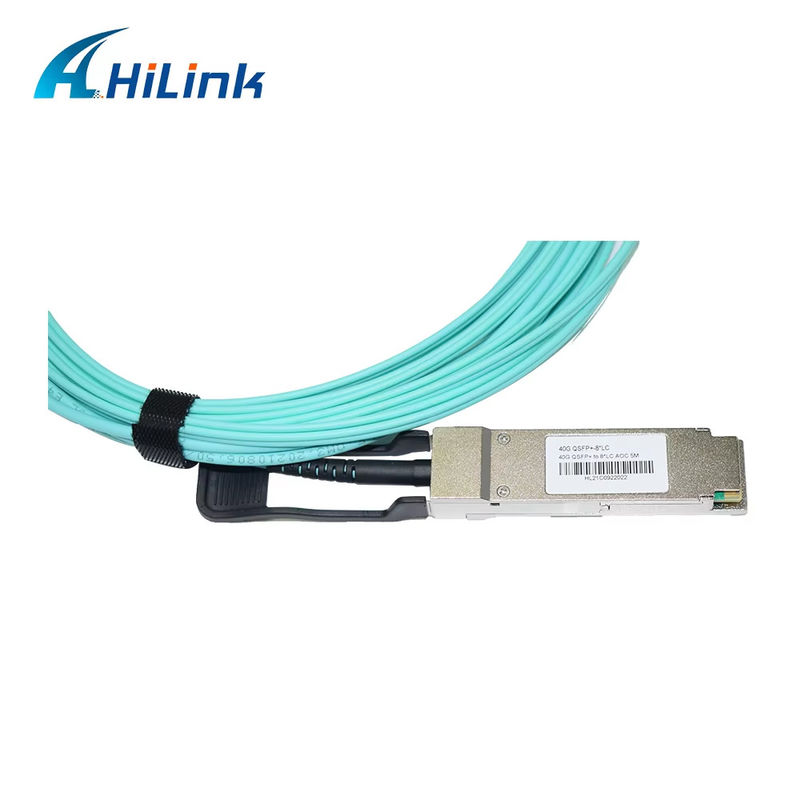 کابل نوری فعال 40G QSFP+ به 8xLC AOC 3M Breakout برای فواصل بسیار کوتاه