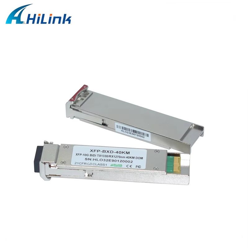 کیفیت بالا 10G Ethernet WDM BIDI ER 40KM 1270/1330 XFP ماژول نوری تجهیزات فیبر نوری