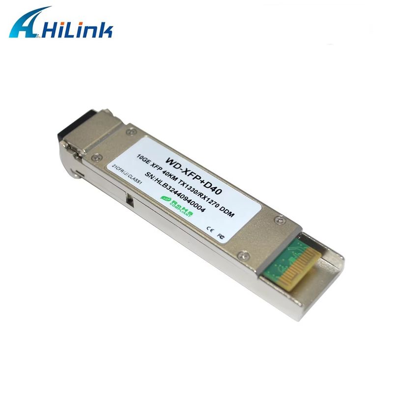 کیفیت بالا 10G Ethernet WDM BIDI ER 40KM 1270/1330 XFP ماژول نوری تجهیزات فیبر نوری