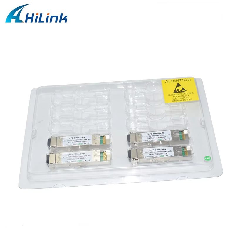 کیفیت بالا 10G Ethernet WDM BIDI ER 40KM 1270/1330 XFP ماژول نوری تجهیزات فیبر نوری