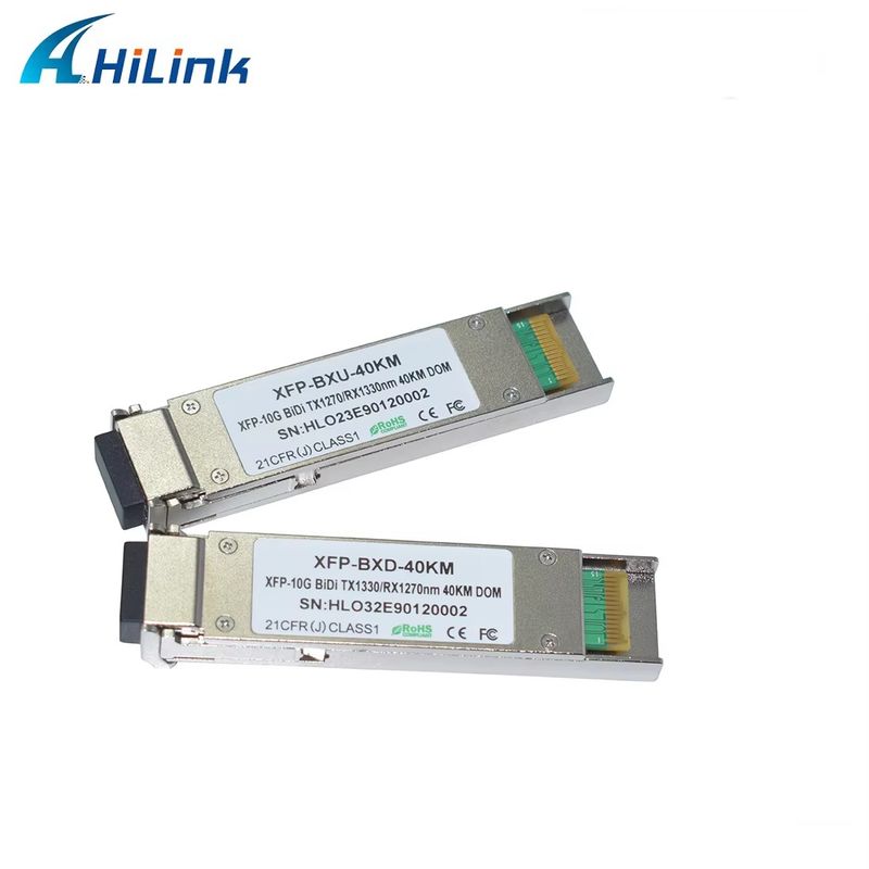 کیفیت بالا 10G Ethernet WDM BIDI ER 40KM 1270/1330 XFP ماژول نوری تجهیزات فیبر نوری