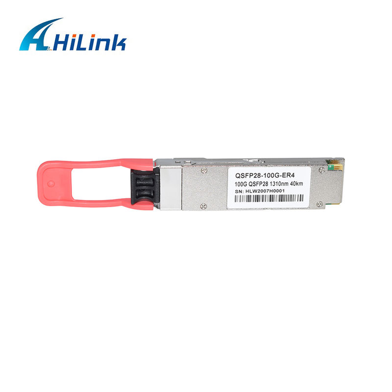 100Gb/s QSFP28 ER4 ماژول گیرنده نوری 40KM Hot Pluggable Duplex LC LAN WDM APD SMF مطابق با RoHS-6