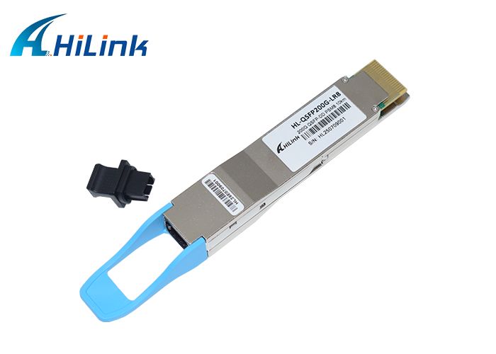 10km 200G QSFP DD PSM8 گیرنده نوری MPO16 با طول موج DDM / DOM 1310nm برای ادغام شبکه بی سیم