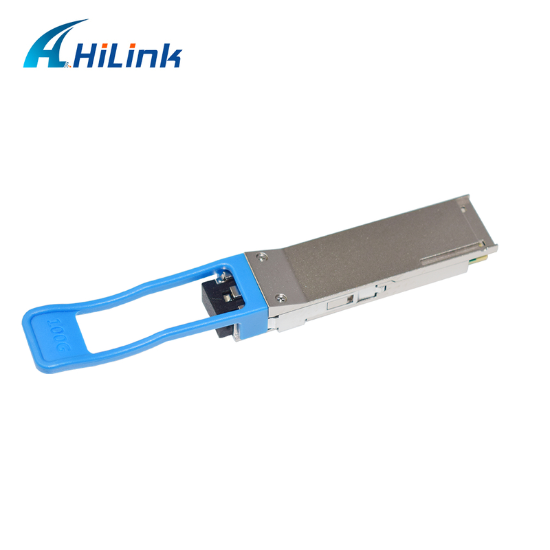 100Gb/s QSFP28 LR4 ماژول گیرنده نوری 20KM Hot Pluggable Duplex LC Connector Single Mode RoHS Compliant